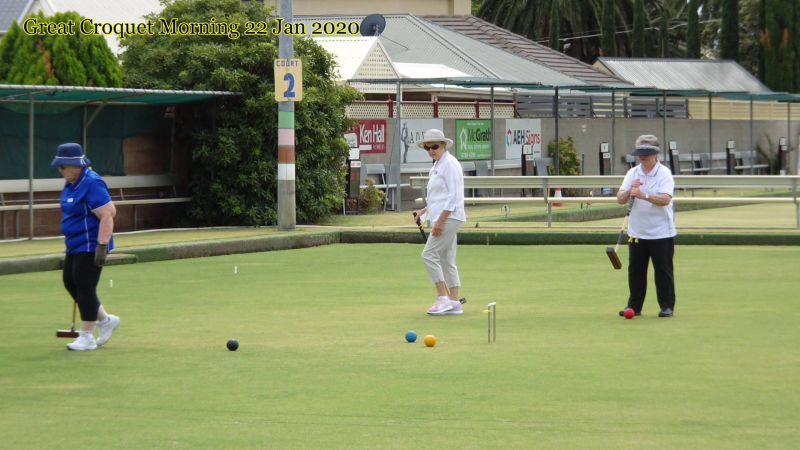 Croquet Morning Wed 22 Jan 2020