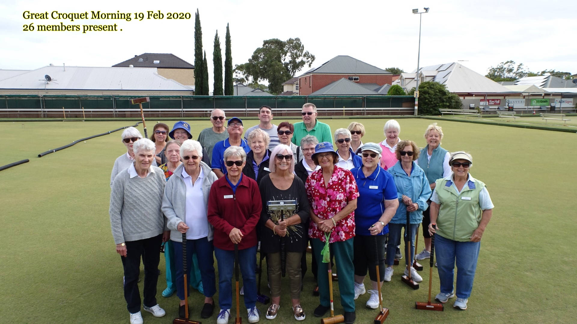 Great morning 26 members on court