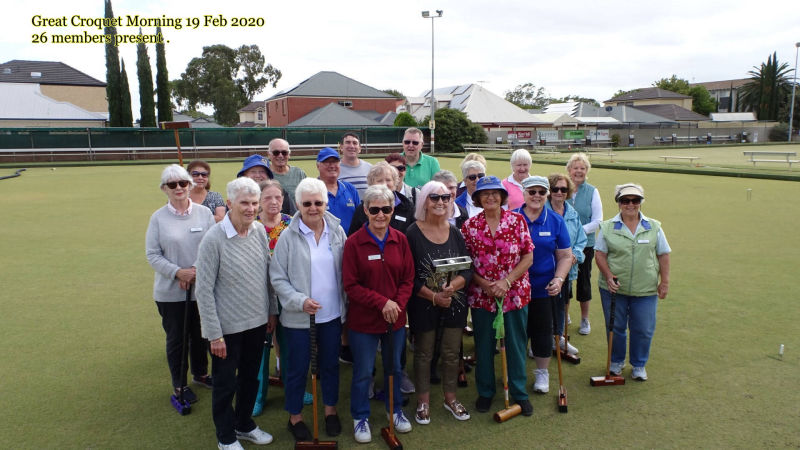 Great morning 26 members on court